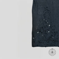 Palm Angels Lurex Logo Tee in Black