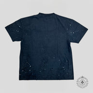 Palm Angels Lurex Logo Tee in Black