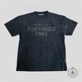Palm Angels Lurex Logo Tee in Black