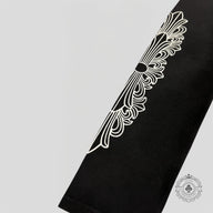 Chrome Hearts Horseshoe Logo Kids Leggings in Black/White