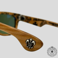 Chrome Hearts Stencil Lilith Wooden Framed Sunglasses