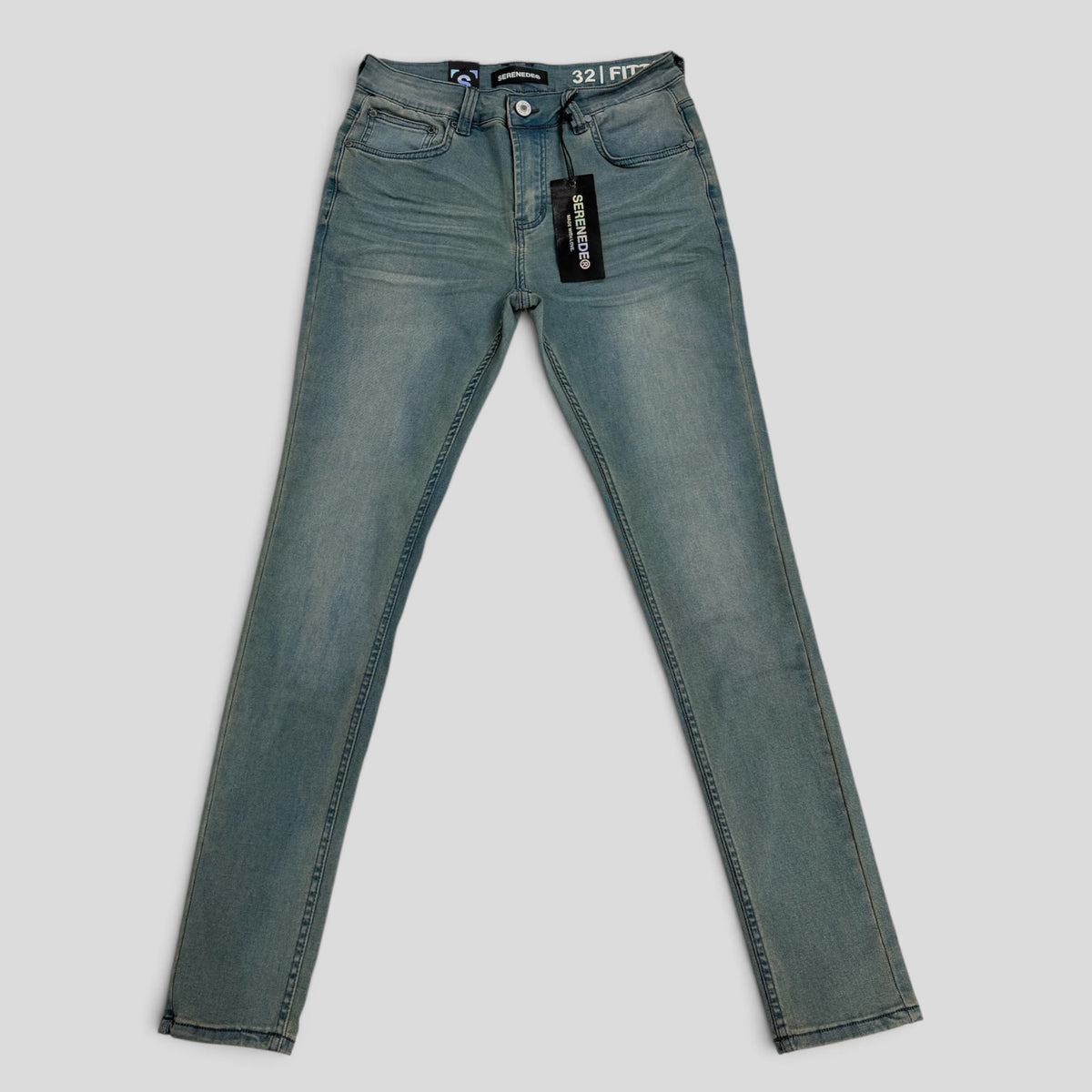 Serenede Seafoam Jeans in Dirty Indigo