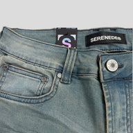Serenede Seafoam Jeans in Dirty Indigo