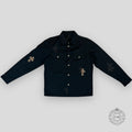 Chrome Hearts Cross Patch Work Dog Shirt in Black