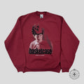 Basketcase Miracle Crewneck in Red