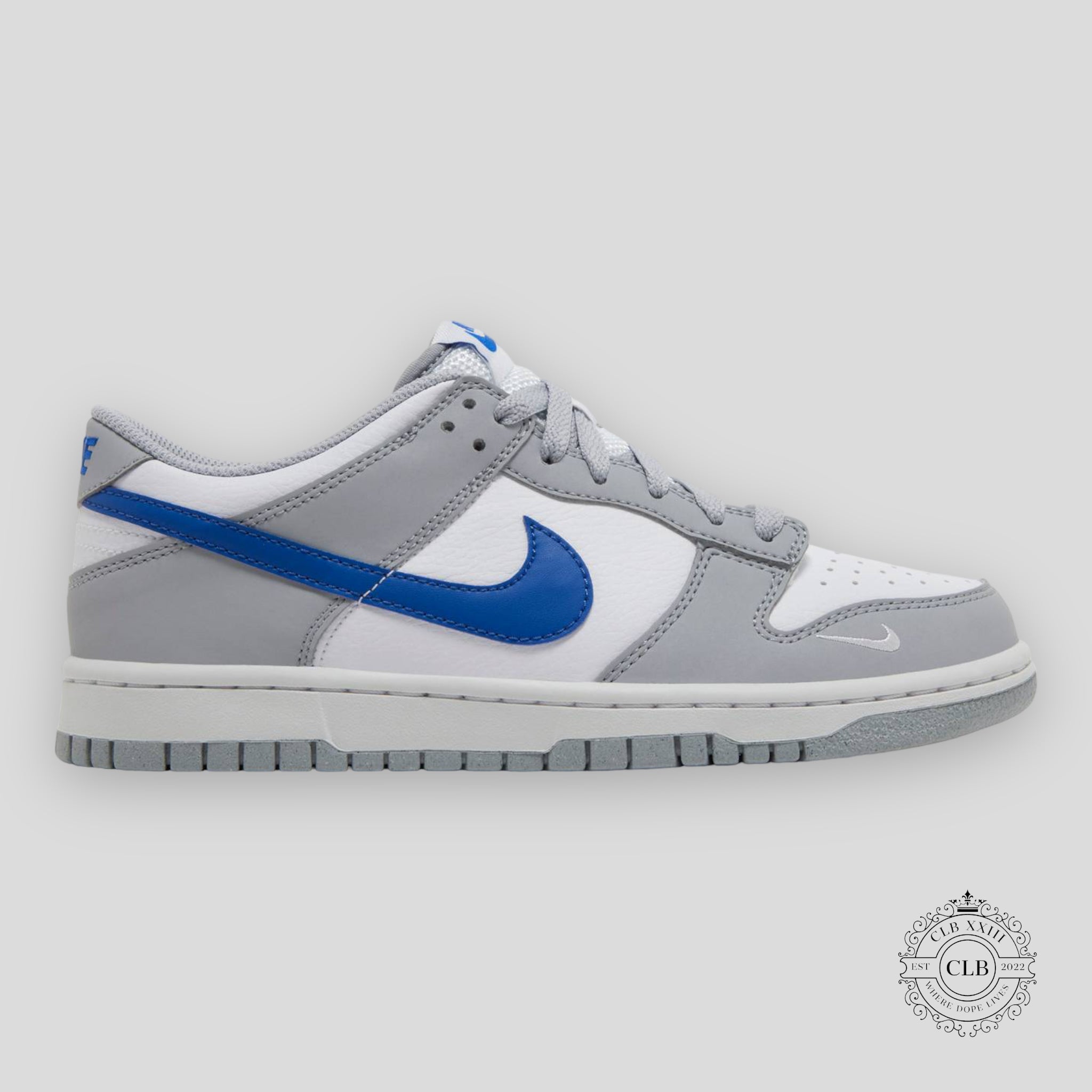 NIKE DUNK LOW (GS) "WOLF GREY ROYAL"