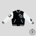 Chrome Hearts Eagle Patch Varsity Jacket in Black