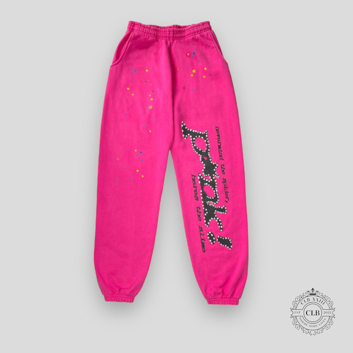 SP5DER P*NK SWEATPANTS - PINK