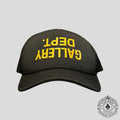 Gallery Dept. Upside Down Logo Trucker Hat in Black