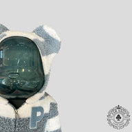 Bearbrick x Gelato Pique Pajamas 1000% in White/Blue
