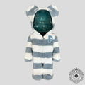 Bearbrick x Gelato Pique Pajamas 1000% in White/Blue