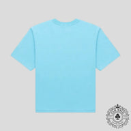 Sp5der Big 5 Star Rhinestone Tee in Light Blue