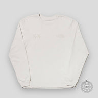 KAWS X THE NORTH FACE LONG SLEEVE T-SHIRT - MOONLIGHT IVORY