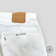 Chrome Hearts Zebra / Green Cross Patch Jeans