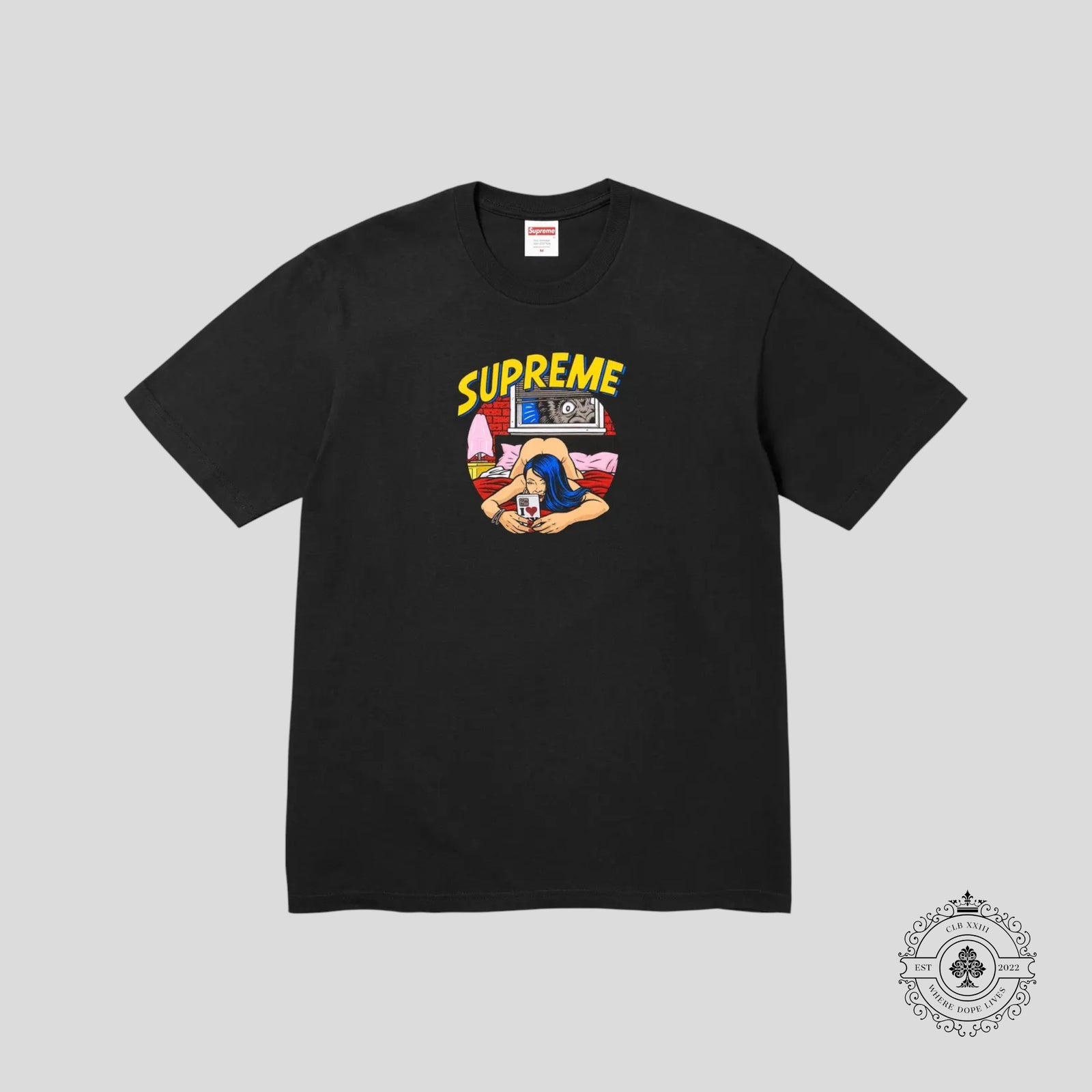 Supreme Bedroom Tee in Black