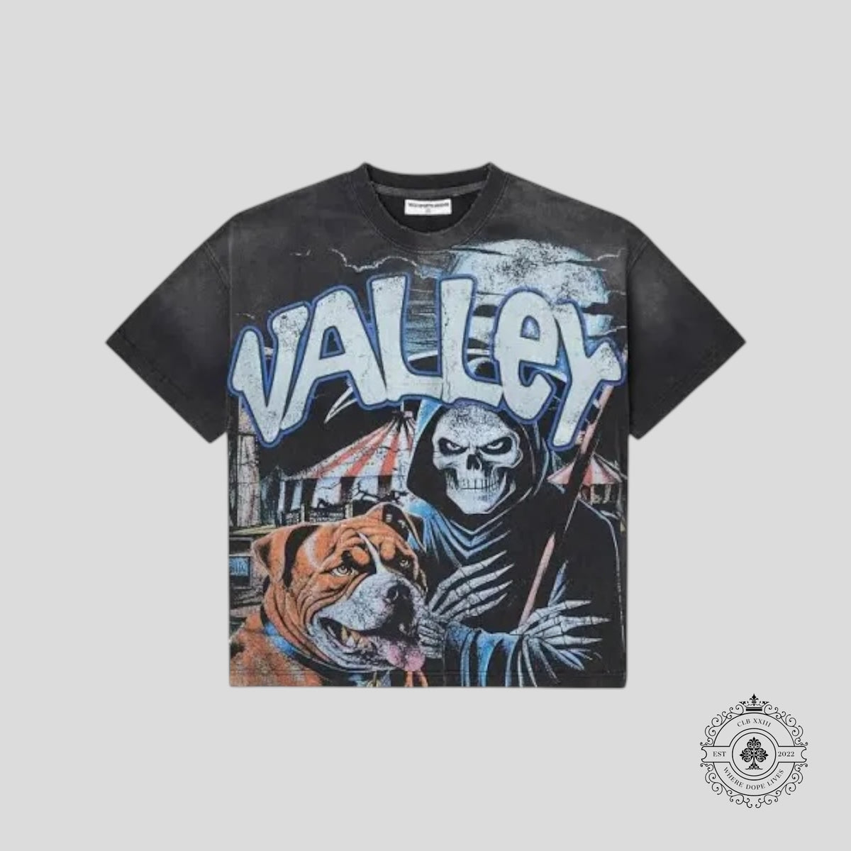 Vale Grim Reaper Tee in Black