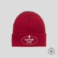 Supreme Crest Beanie in Red