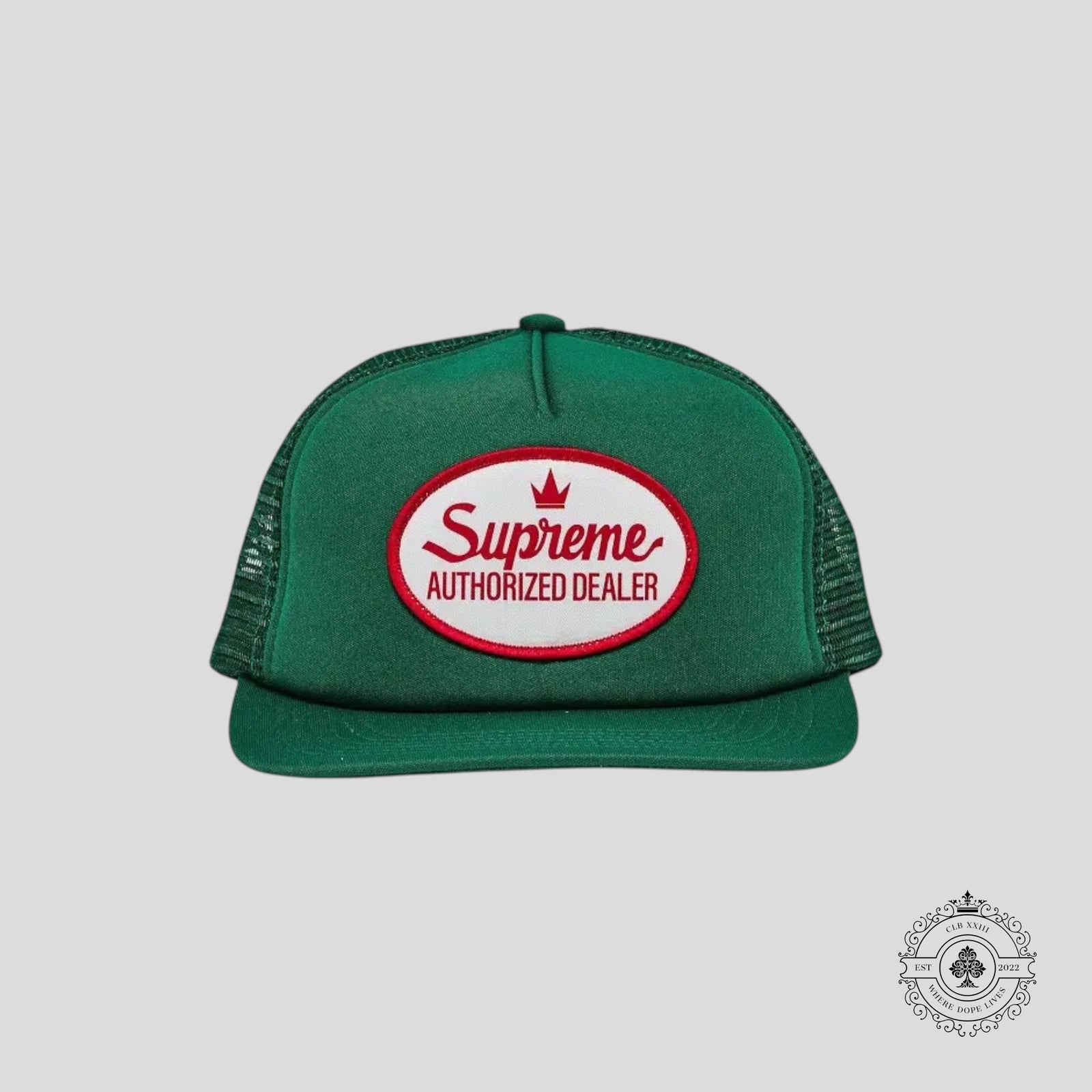 Supreme Authorized Dealer 5-Panel in Green