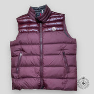 Moncler Puffer Vest in  Dark Maroon