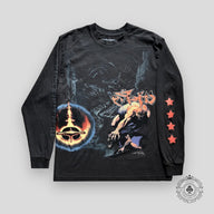 Travis Scott Utopia Circus Maximus 2023 Tour L/S Tee Black