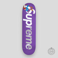 SUPREME SMURFS SKATE DECK - PURPLE