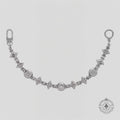 Louis Vuitton Western Chain Belt/Bag Charm in Aged Silver