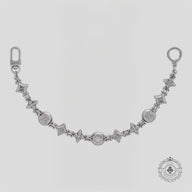 Louis Vuitton Western Chain Belt/Bag Charm in Aged Silver