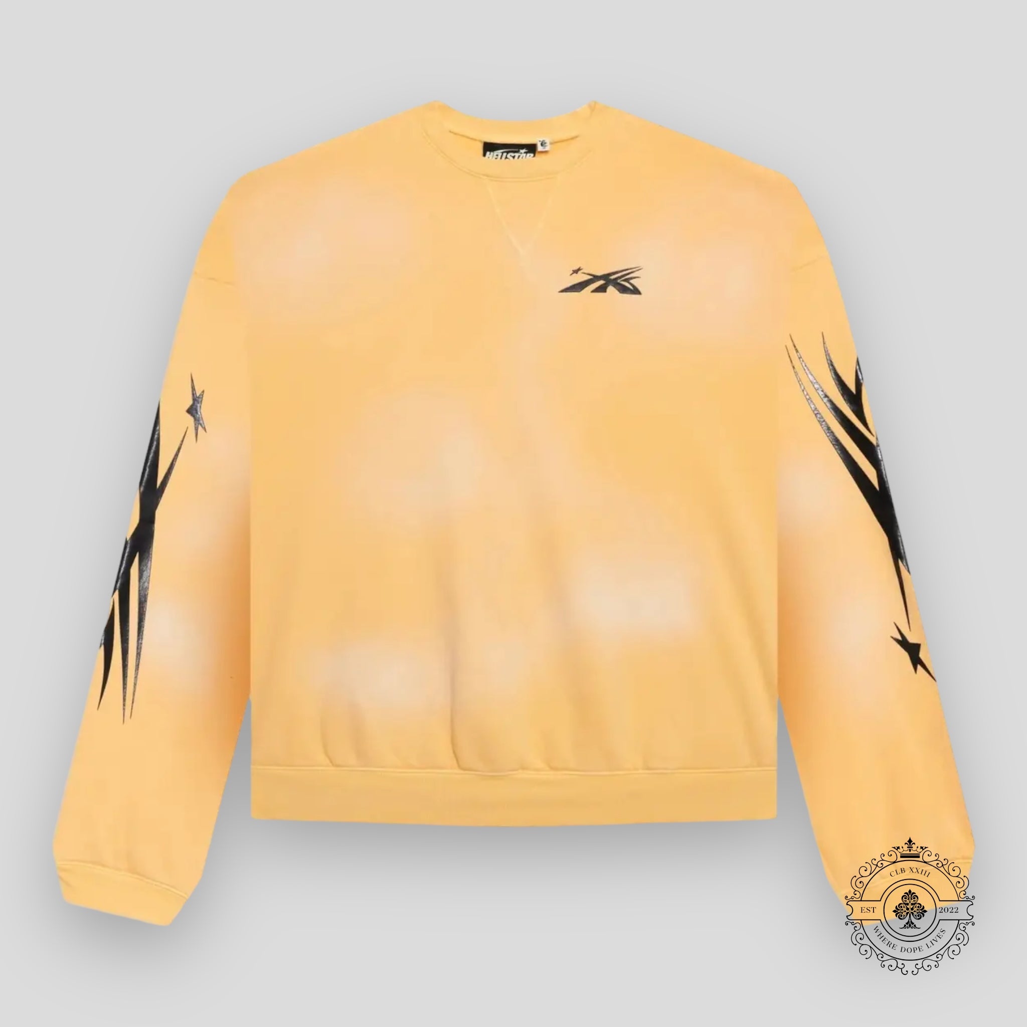 Hellstar Sports Crewneck in Yellow