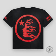 Hellstar Beat Us! T-Shirt in Black / Red
