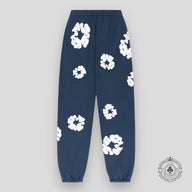 Denim Tears the Cotton Wreath Sweatpants in Navy