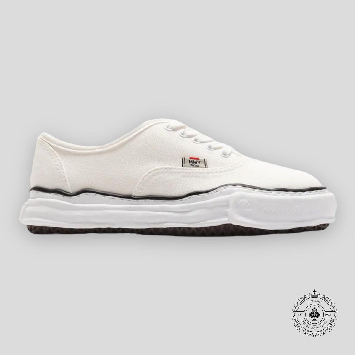 Maison Mihara Yasuhiro Baker OG Sole Canvas Low White