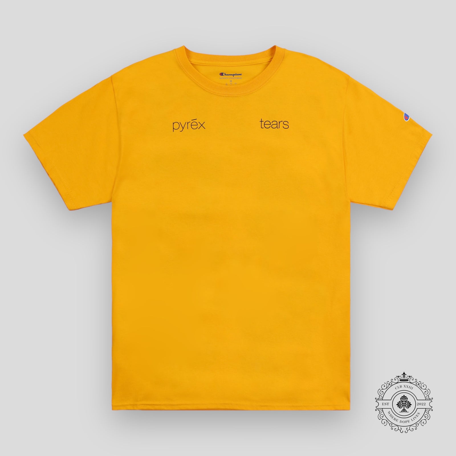 Pyrex Tears Tee in Yellow