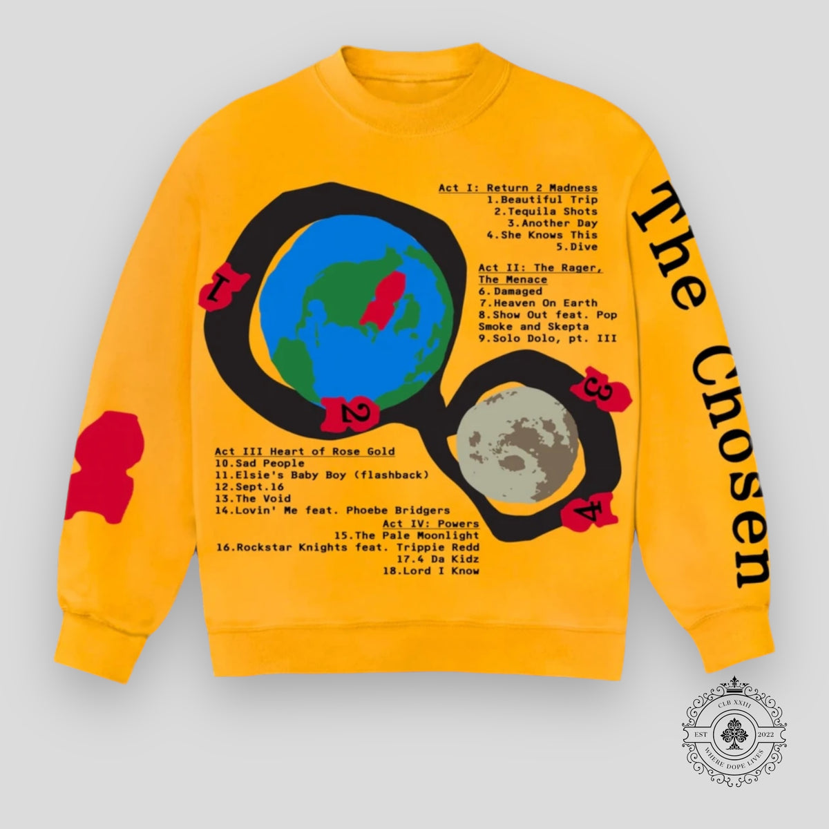 Kid Cudi CPFM For MOTM lll Beautiful Trip Crewneck