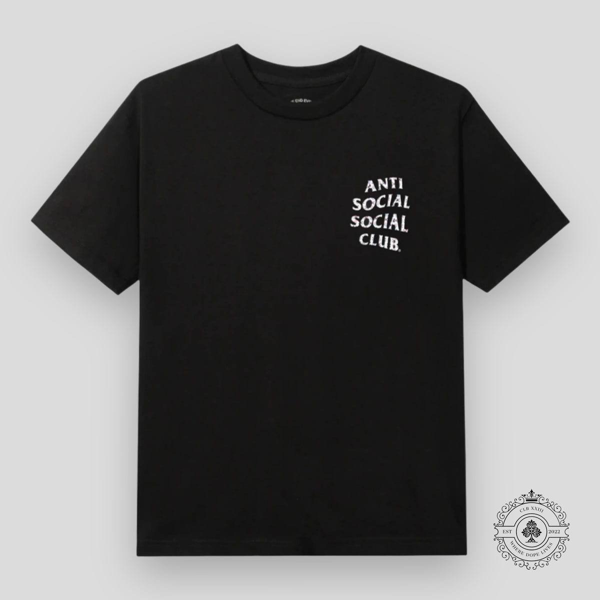 Anti Social Social Club Case Study Flag Tee in Black