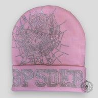 Sp5der Web Beanie in Pink