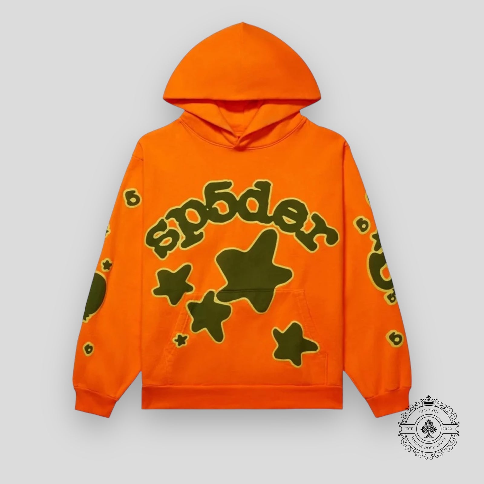 Sp5der Beluga Hoodie Orange