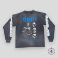Saint Michael Survive LS TEE in Vintage Black
