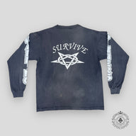 Saint Michael Survive LS TEE in Vintage Black