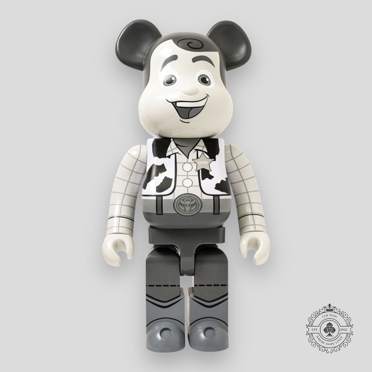 Bearbrick x Disney Woody 1000%