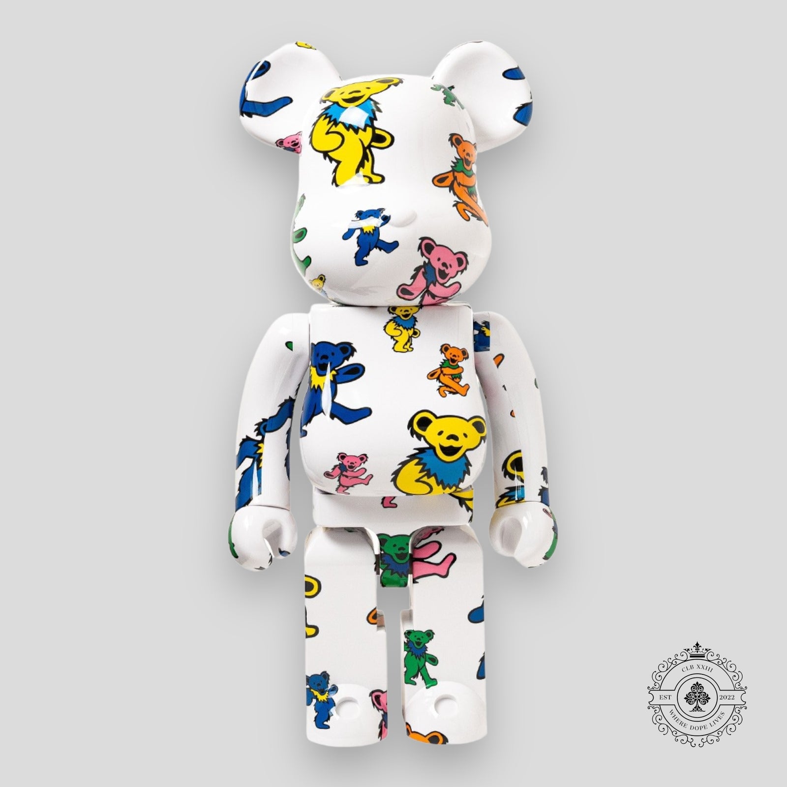 Bearbrick x Grateful Dead (Dancing Bear) 1000%