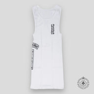 Chrome Hearts Vertical Logo Tank Top in White