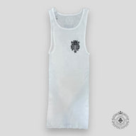 Chrome Hearts Dagger Logo Tank Top in White