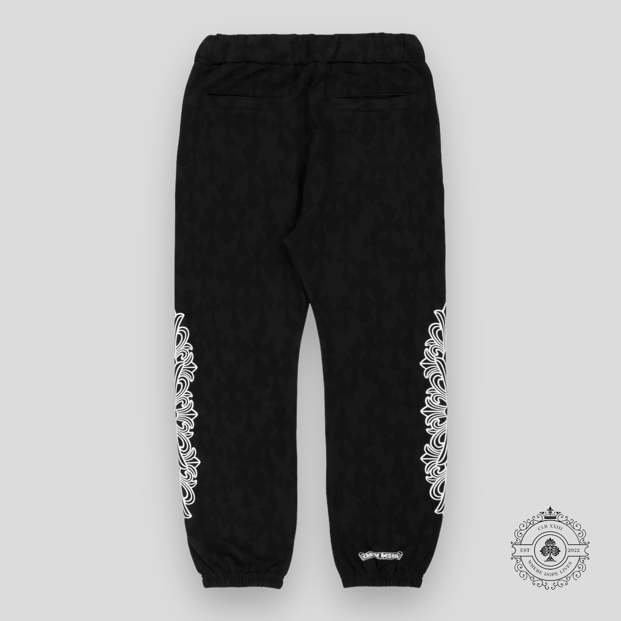 Chrome Hearts Cemetery Cross Monogram Sweatpants