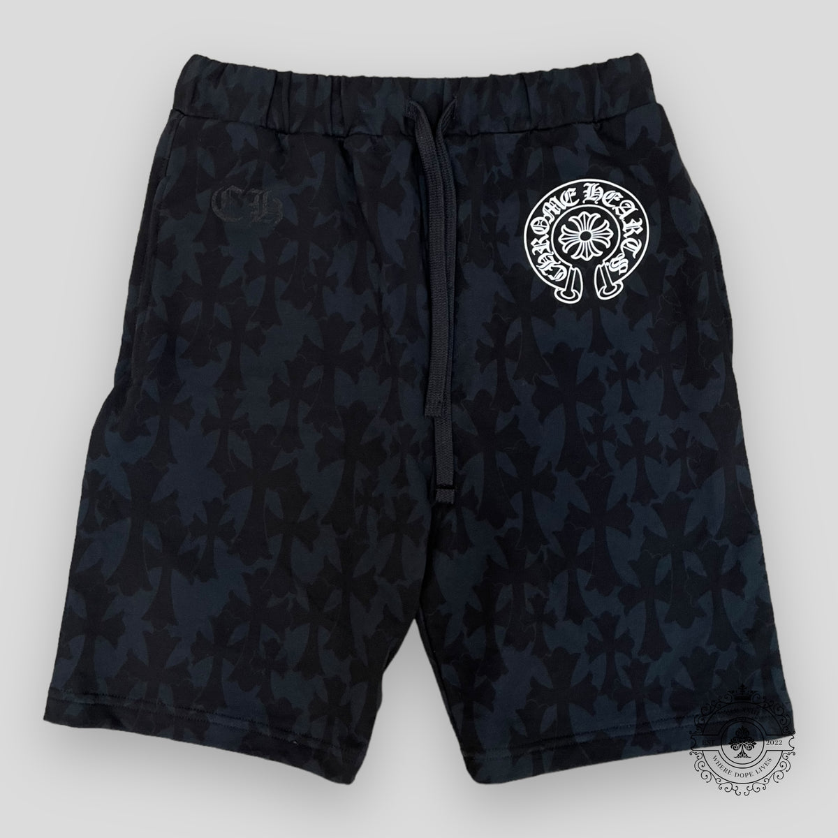 Chrome Hearts Cemetery Cross Monogram Sweatshorts