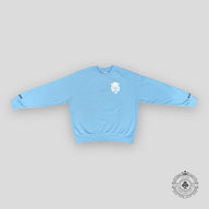 Chrome Hearts Dagger Miami Art Basel Exclusive Crewneck in Baby Blue