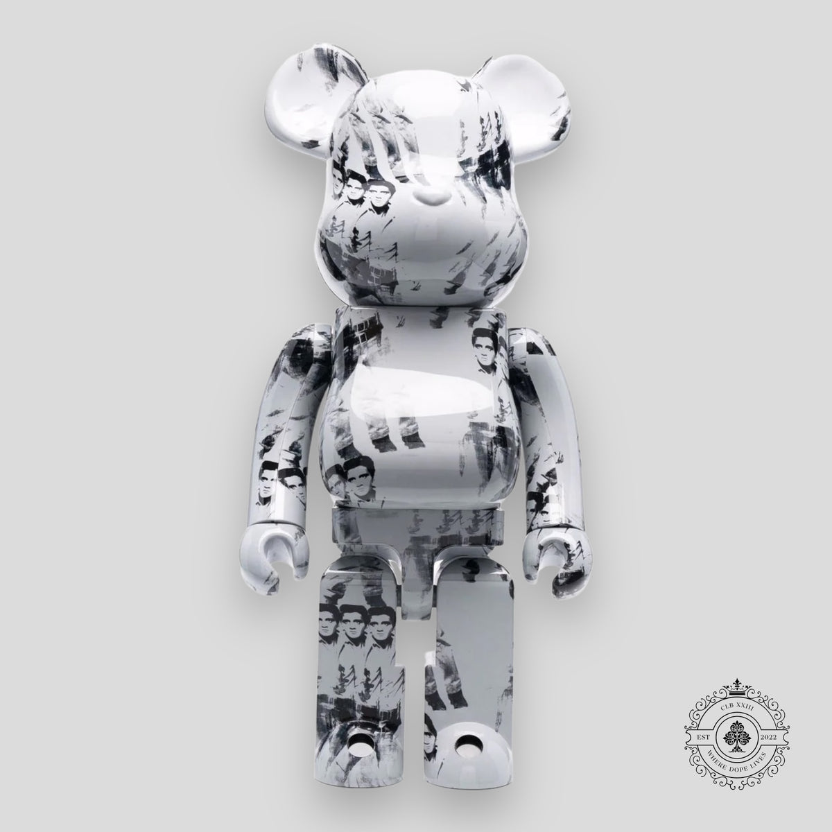 Bearbrick Andy Warhol's Elvis Presley 1000%
