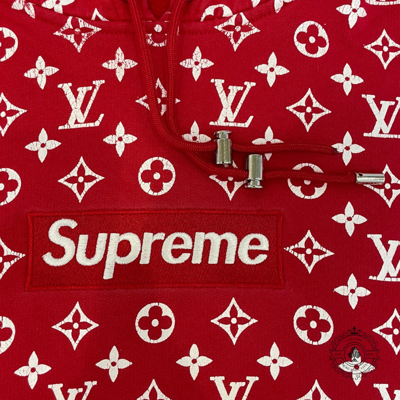 Louis Vuitton X Supreme Box Logo Hoodie
