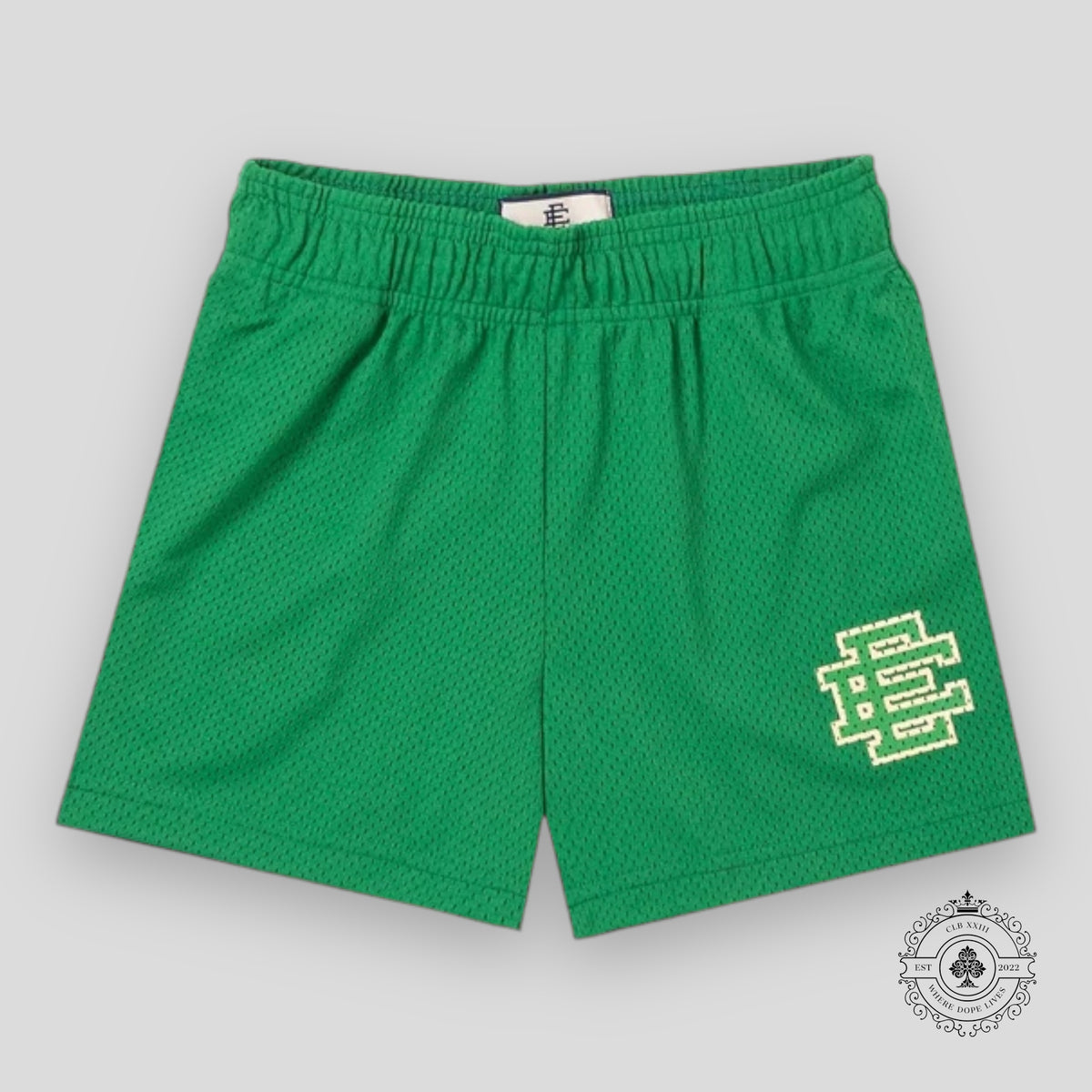 Eric Emanuel EE Basic Youth Shorts in Kelly Green