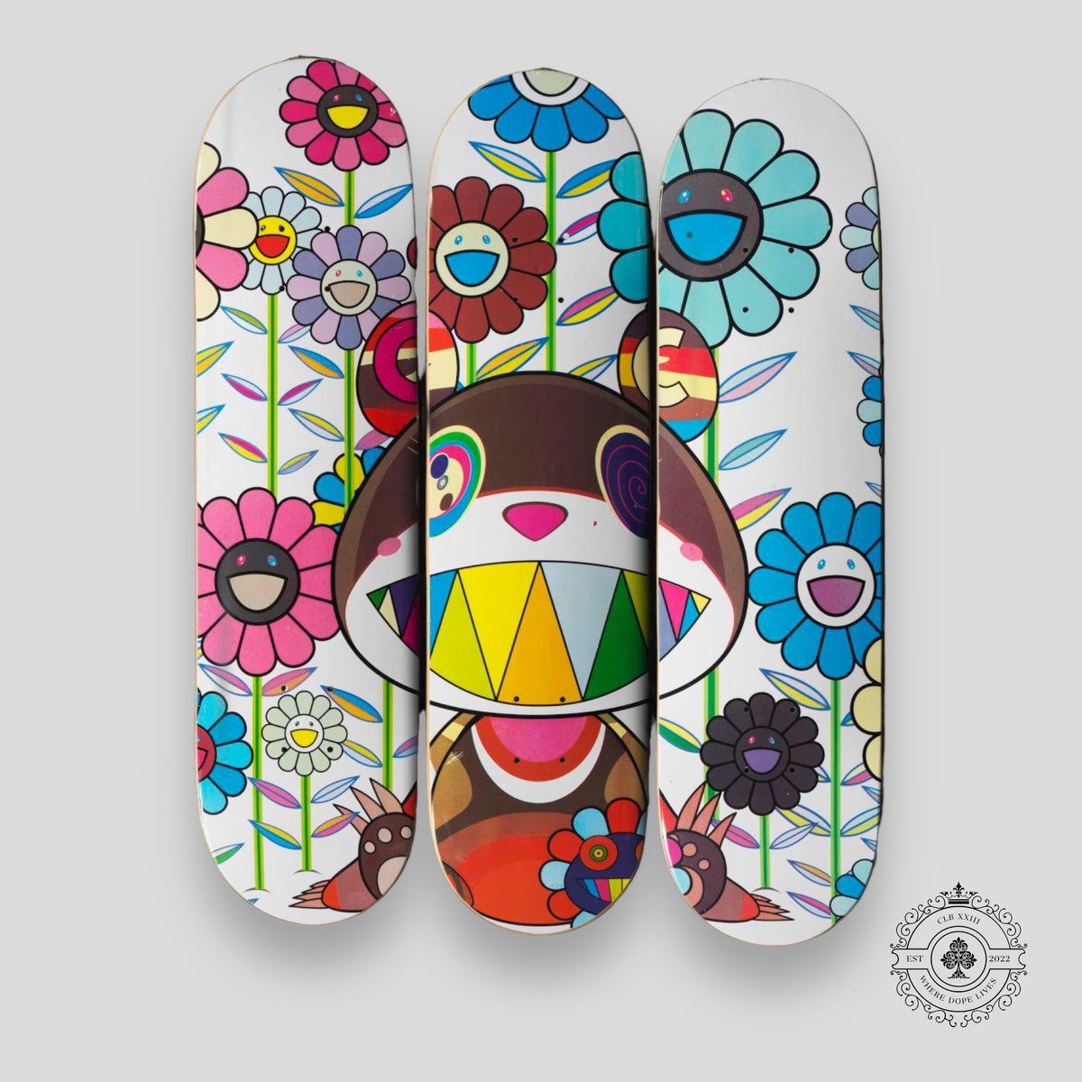 Takashi Murakami x ComplexCon Skateboard Set