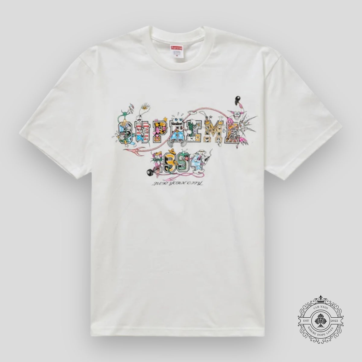 Supreme Varsity Tee in White